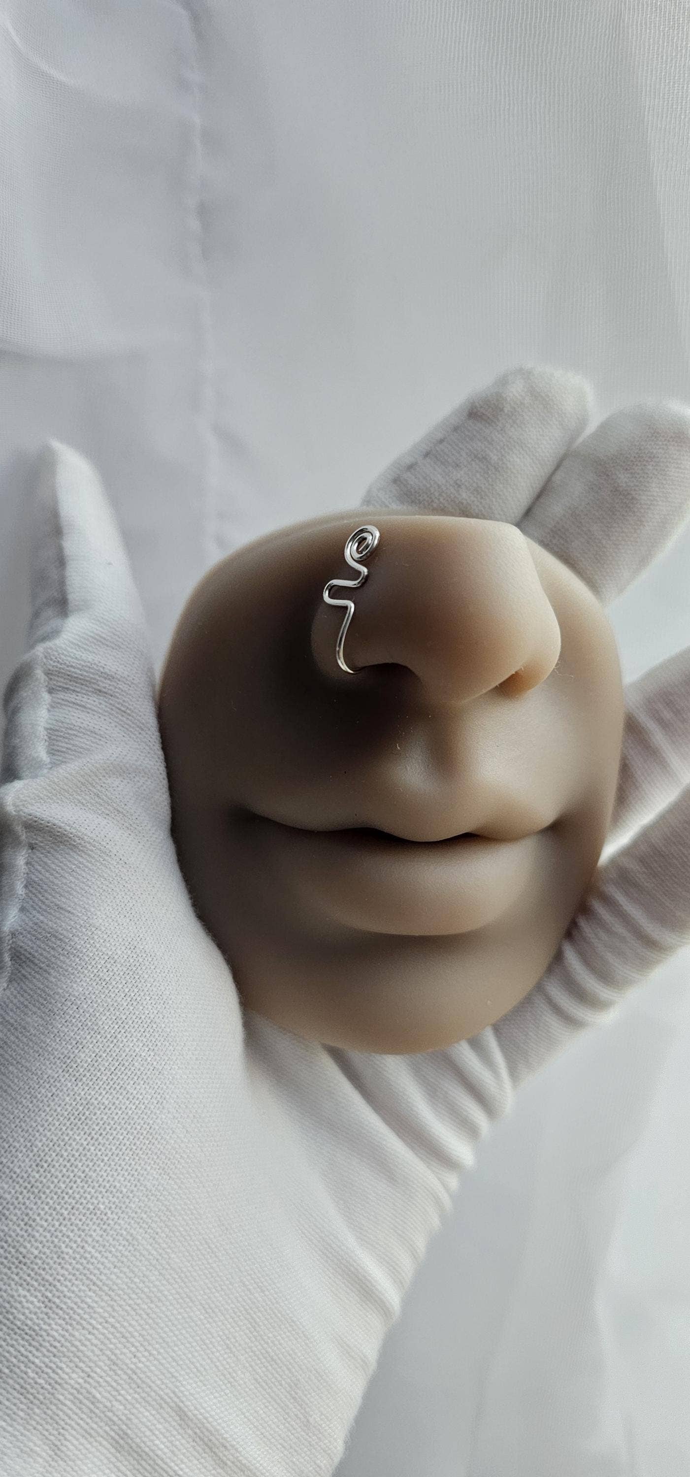 Bead It Wear It Love It LLC - Wholesale Nose Ring - Handmade No Piercing Nose Cuff Nose Ring - Style #73