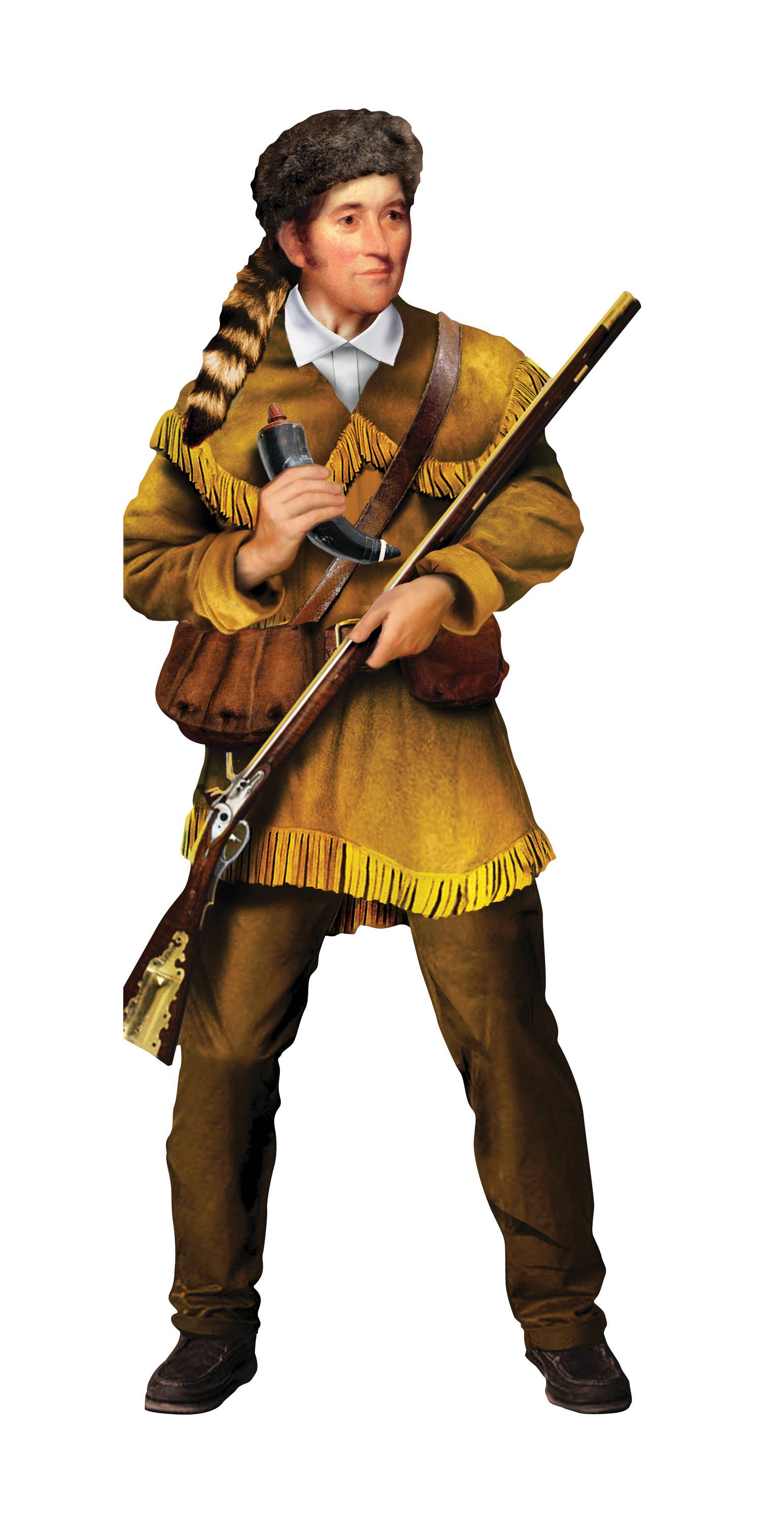 Unemployed Philosophers Guild - Vente Carte de vœux classique - Carte Davy Crockett1