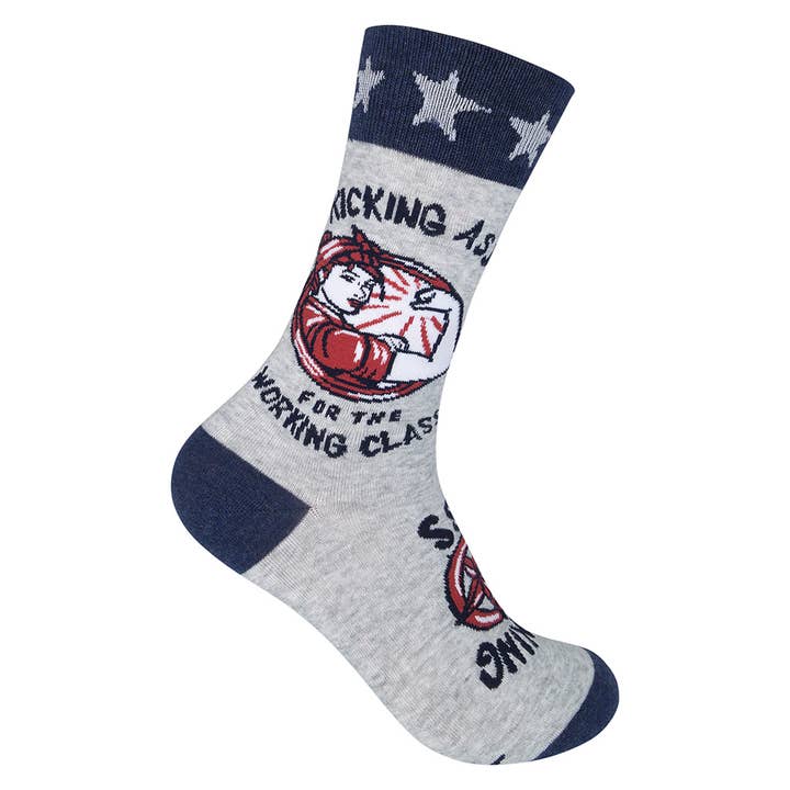 Adam Turman - Chaussettes Kicking Ass - Fin de série | Funatic pour la vente par Funatic - About Face Designs - Nice Enough Merch Co