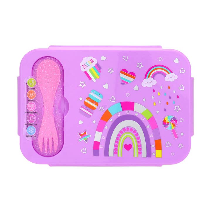 Sensibling Corp. - Wholesale Lunch Bag/Box - Kids - HOT FOCUS - Rainbow Dream Ice Cream Lunch Bento Box1