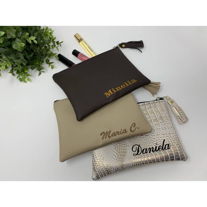 OMMO Designs - Wholesale Makeup/Cosmetic Bag - Personalized Cosmetic Bag, Make Up Bag For Bridesmaid, Custo8