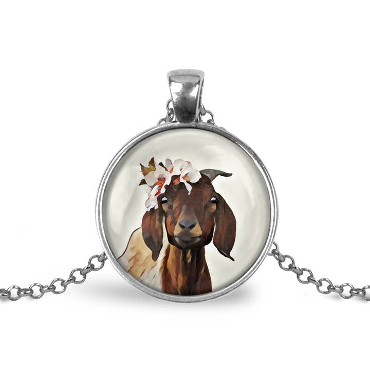 Goat Necklace for wholesale by Whimsy Spirit Shop