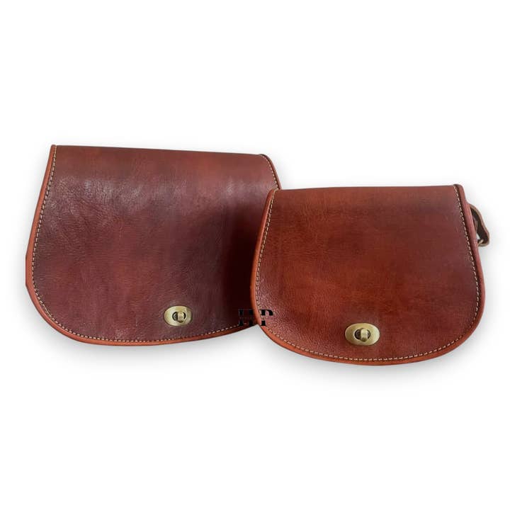 HandHappiness - Wholesale Crossbodytas - Dames - Handgemaakte Echt Leren Zadeltas Voor Vrouwen.8