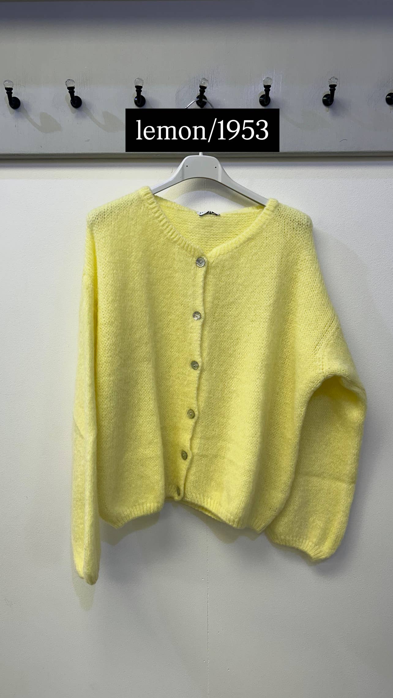 Terminal 1 Clothing – wholesale Kofta - Dam – Cardigan i mohairblandning med knappar fram16