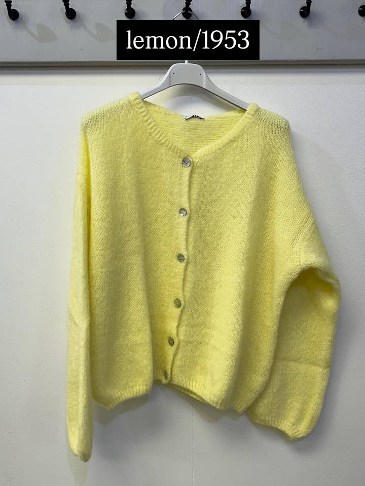 Terminal 1 Clothing – wholesale Kofta - Dam – Cardigan i mohairblandning med knappar fram16