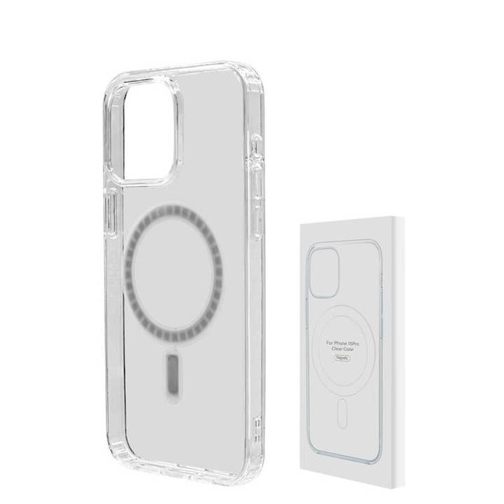 Mighty Wireless - Wholesale Phone case – Unisex - Iph 15 Pro Magnetic Clear Case