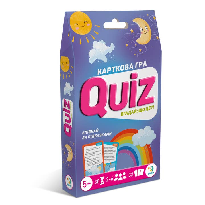 Quiz-brætspil Hvad er det? (Kun ukrainsk sprog) for engroshandel hos DoDo Brand