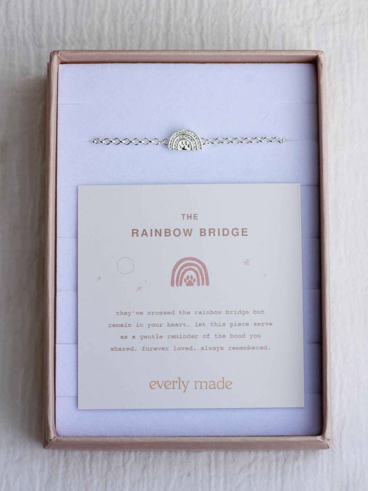 Rainbow Bridge Bracelet - Pet Loss for wholesale by Everly Made