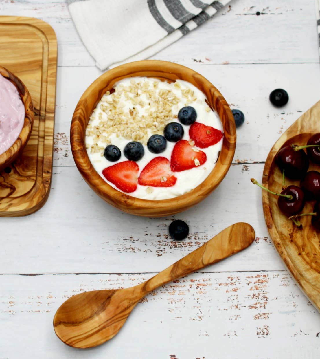 DAGDEG – Großhandel Gewürz-/Dipschale – Handgemachte Müslischale aus Olivenholz – Holzschale3