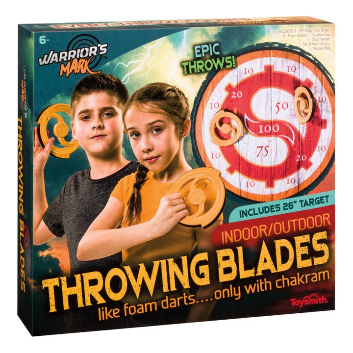 Toysmith - Wholesale Sporting Game - Kids & Baby - Warrior's Mark Indoor/Outdoor Throwing Blades Game1