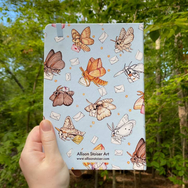 Allison Stoiser Art - Wholesale Journal/Diary - Mail Moths A5 Hardcover Journal4