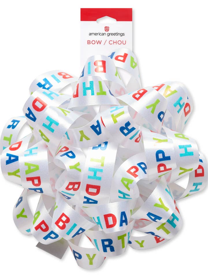 Bows 4" Birthday | AGBW | BOW | AGDZ-5R047133-A for wholesale by DICKENS INC.