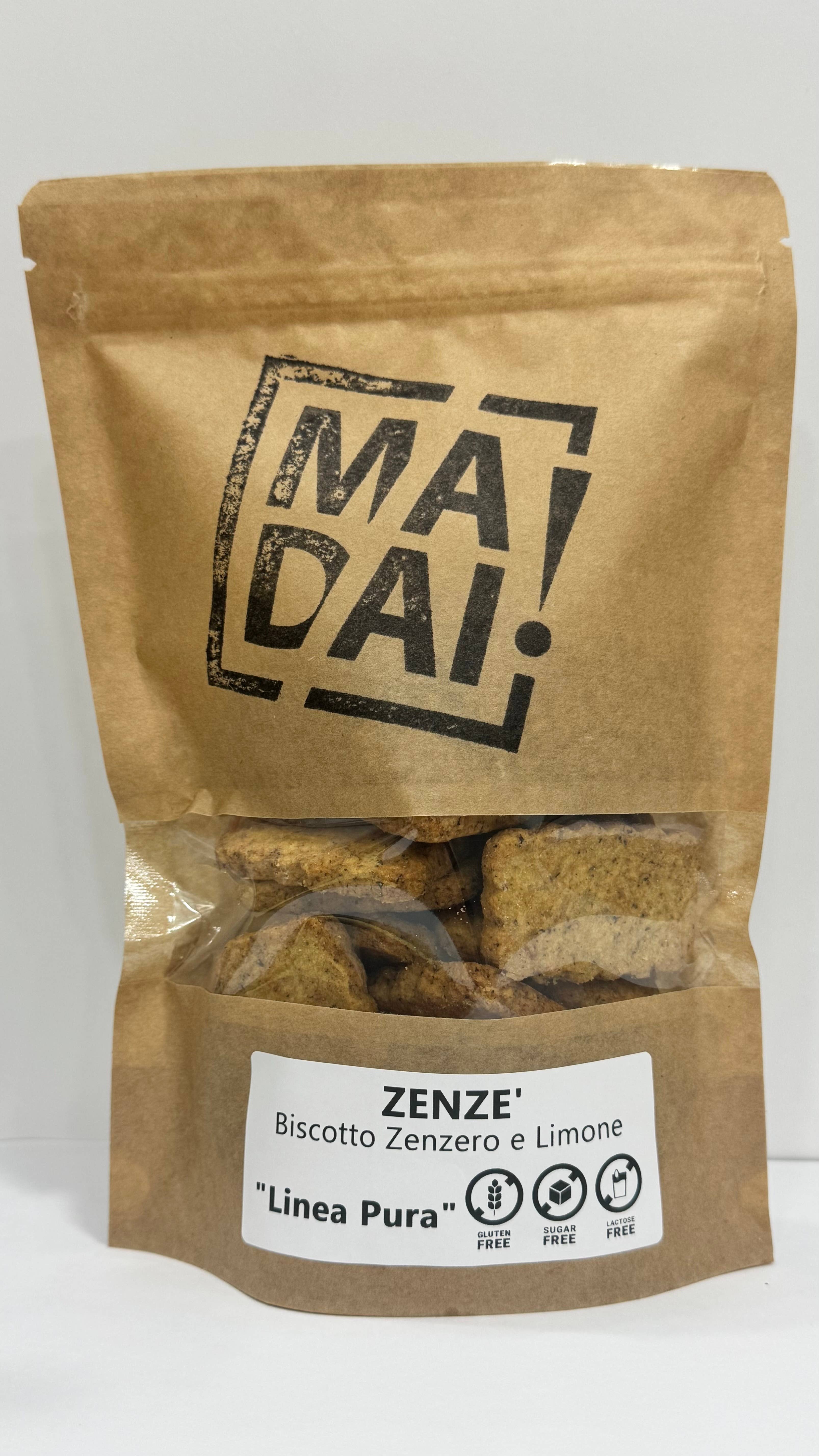 SPAZIOGOLOSO! laboratorio artigianale senza glutine - Wholesale Cookie - ZENZE’ ginger and lemon cookie, SUGAR-FREE