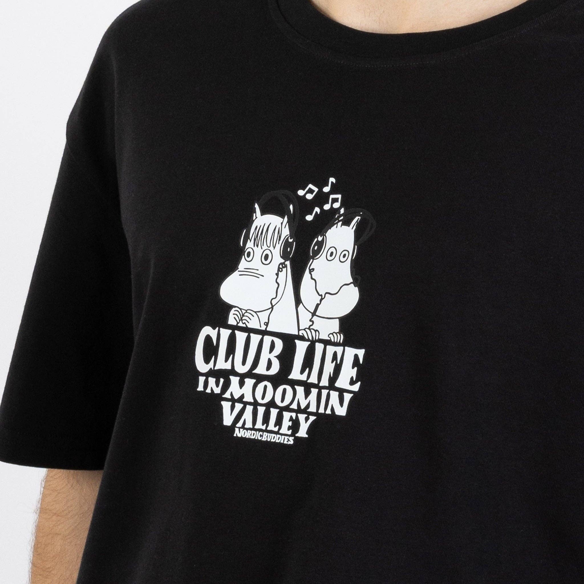 Nordicbuddies - Wholesale Screen Printed T-Shirt - Unisex - Moomin Club Life T-Shirt5