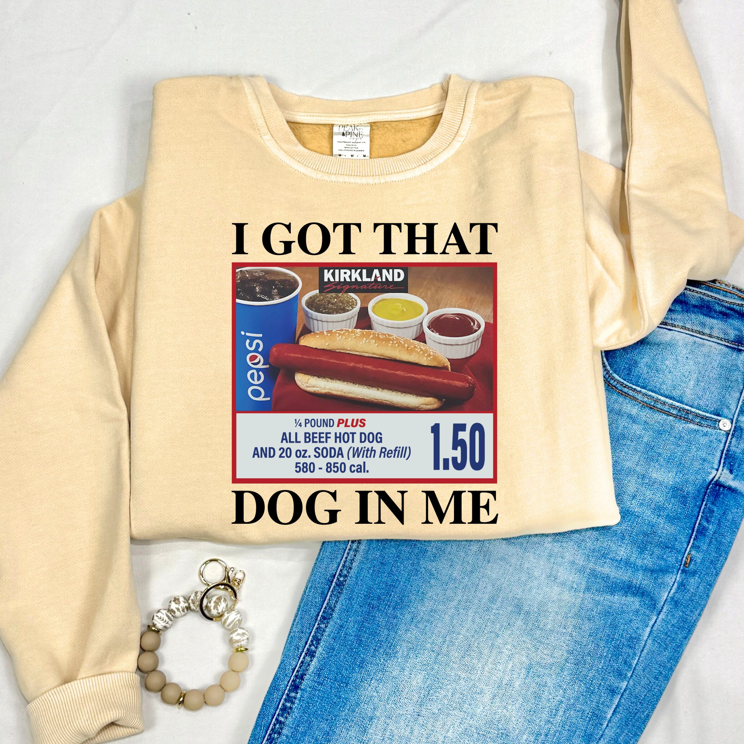 Peak To Pine Designs - Wholesale Hoodie - Women's - Costco Hot Dog - Sweatshirt1