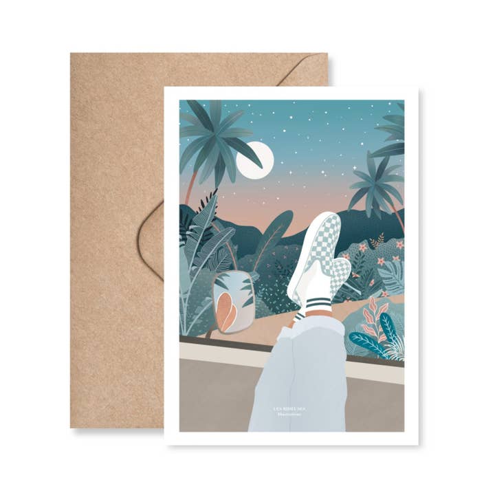 Ride Back Home Postkaart voor wholesale door Les Rideuses