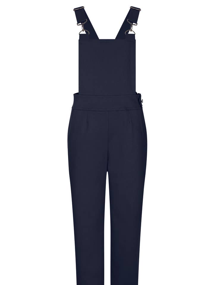 Women’s Cotton Overalls in Navy Blue for wholesale by Rach x UK
