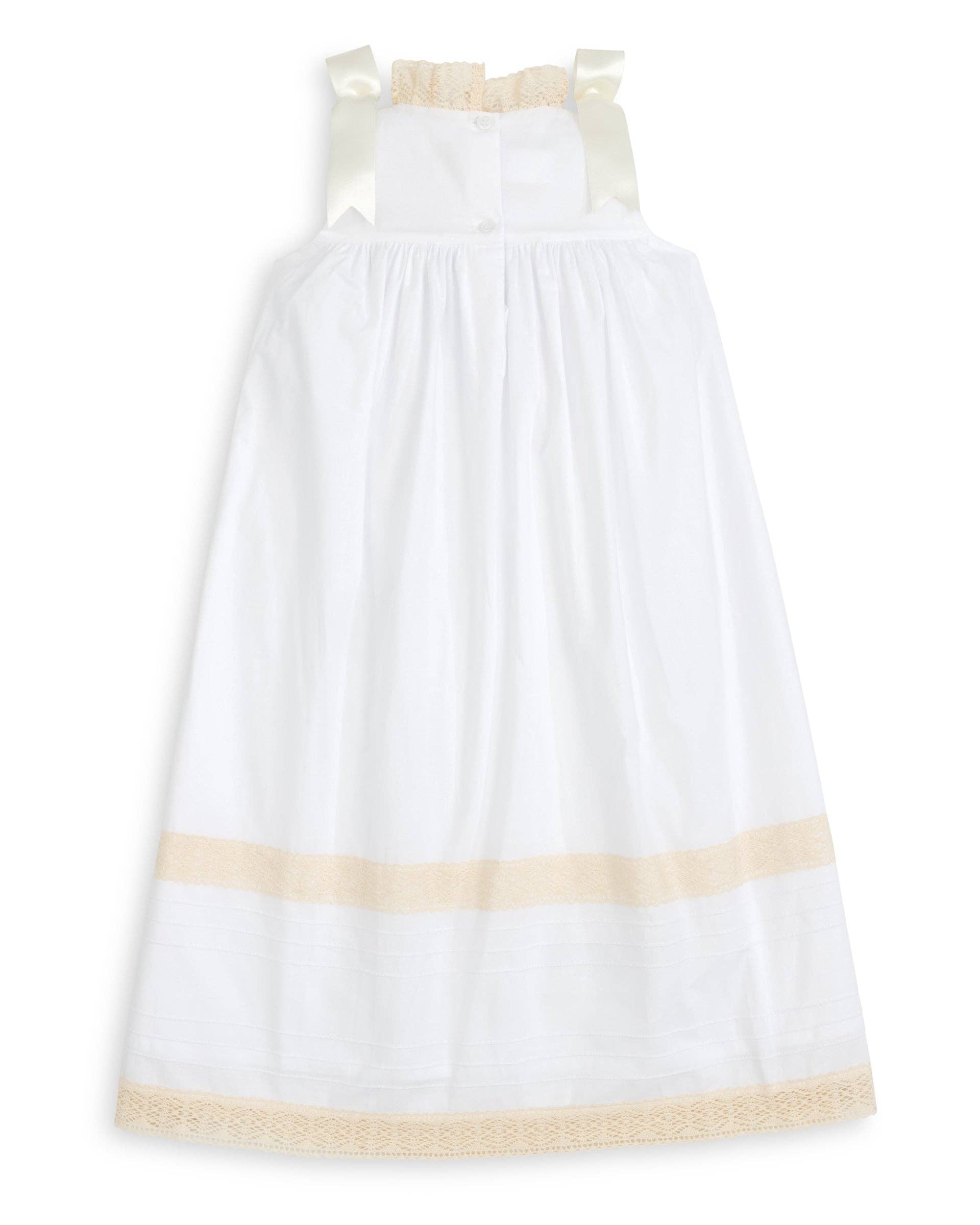 Posh Pickle - Wholesale Dress - Kids - Cambridge White Sleeveless Heirloom Dress7