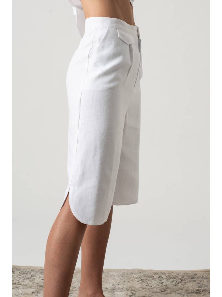 LUXMII - Wholesale Shorts – Women’s - Jager Bermuda Shorts White7