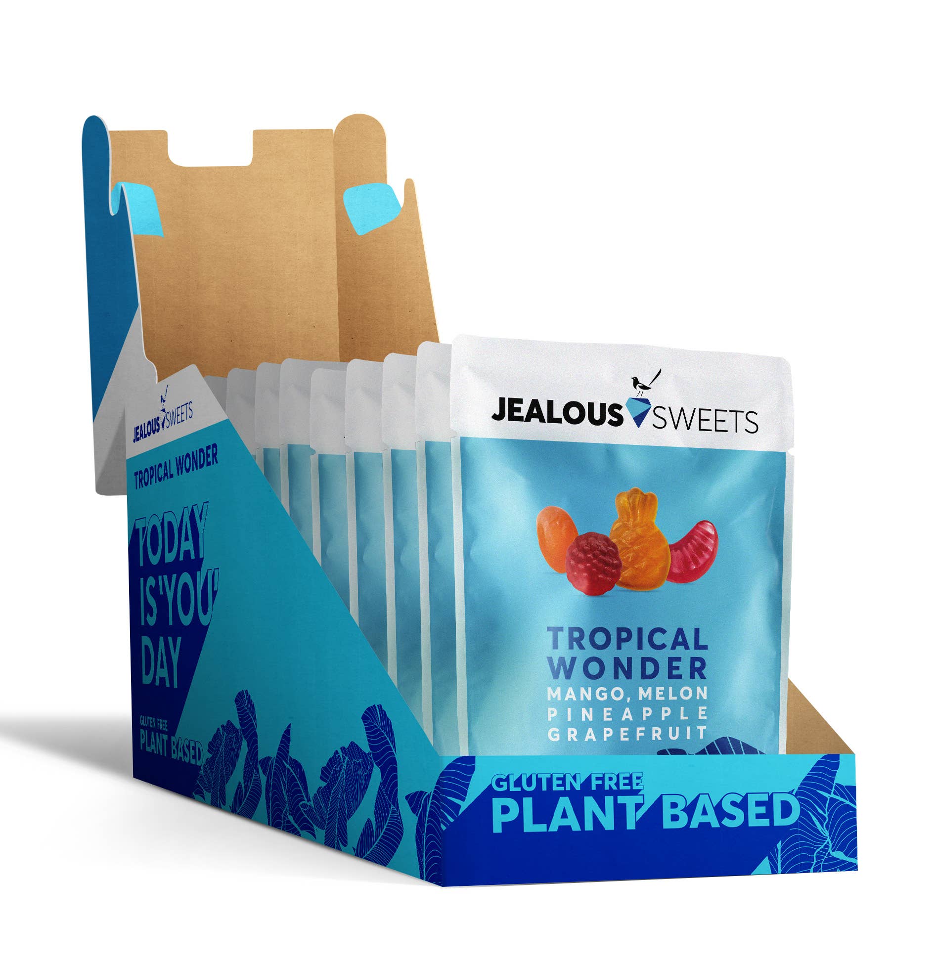 Jealous Sweets (US) - Wholesale Gummy - Jealous Sweets Tropical Wonder 40g Bags MP101