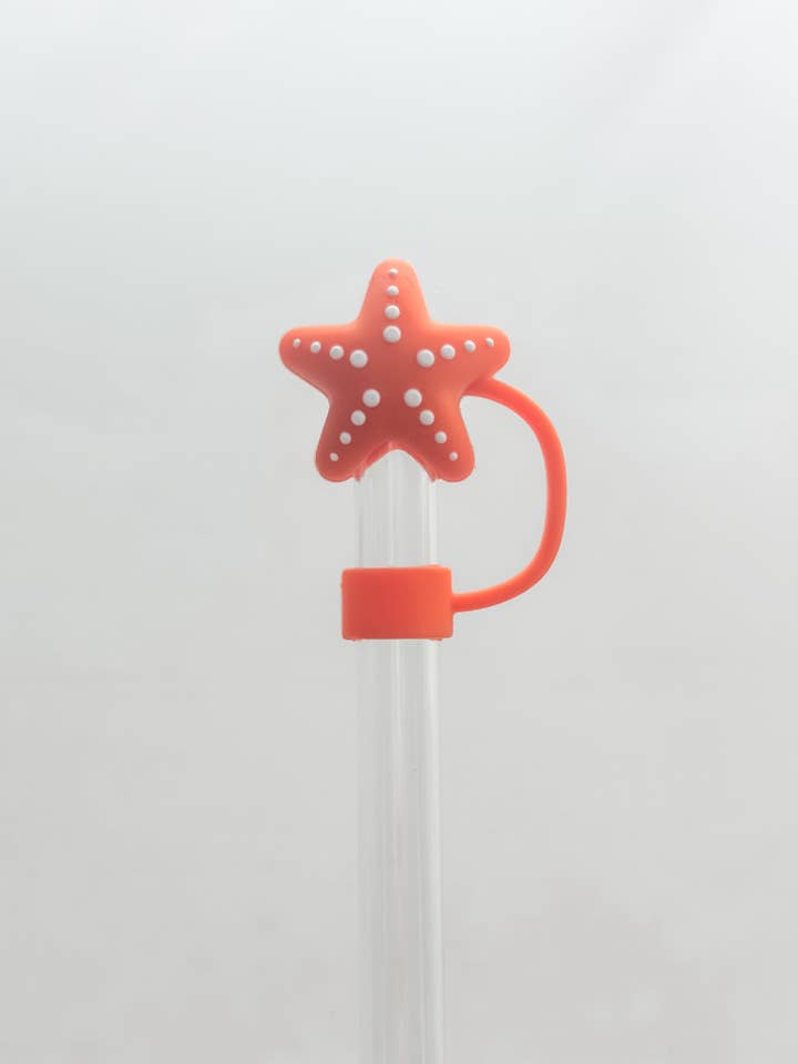 Straw Cover 10MM "Starfish" for wholesale by Harris Girls & Co.