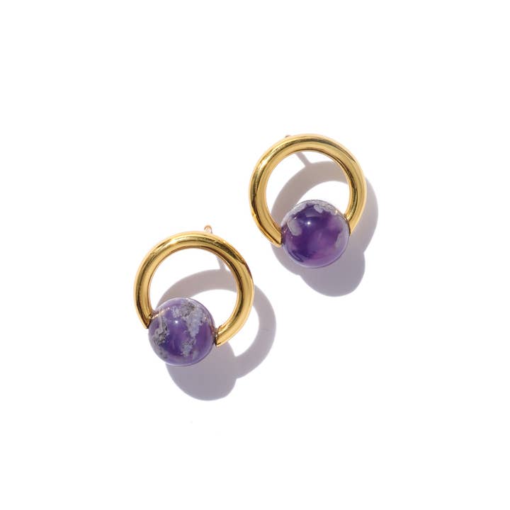 Orecchini Aida Small Orbit per la vendita all'ingrosso da parte di Raven + Lily