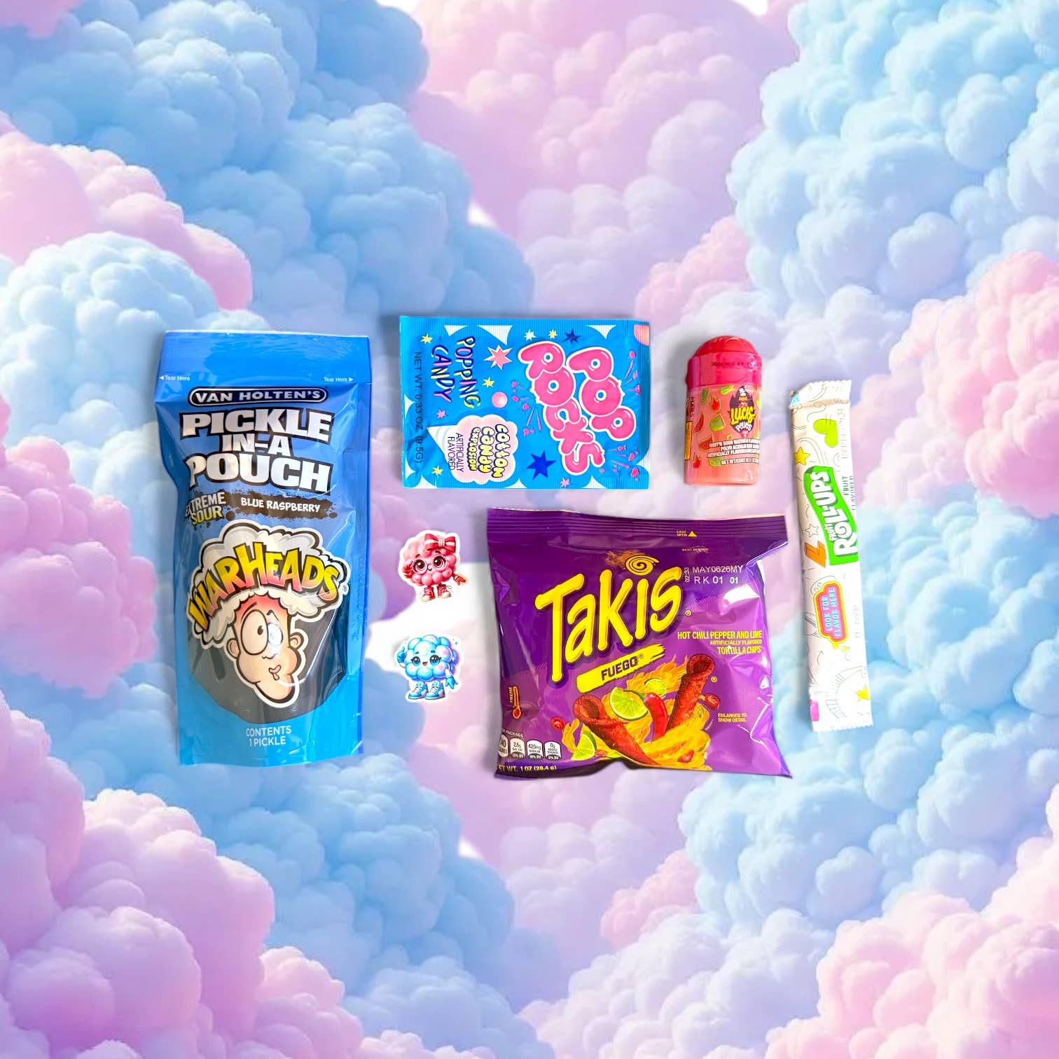 Trend Zone - Wholesale Hard Candy - Pickle Kit - Cotton Candy1