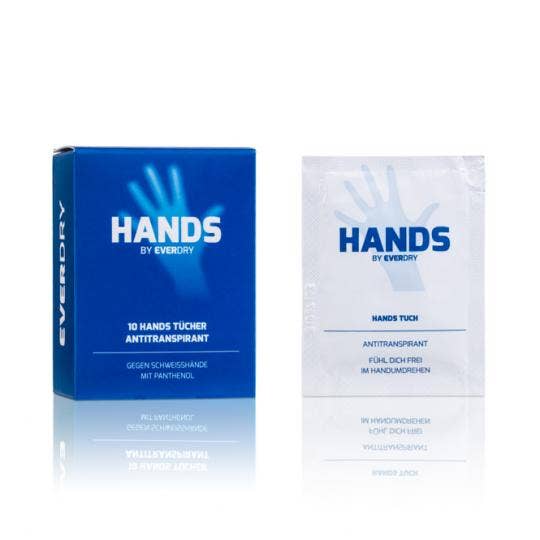 Everdry Antiperspirant Hand Wipes for wholesale by Everdry