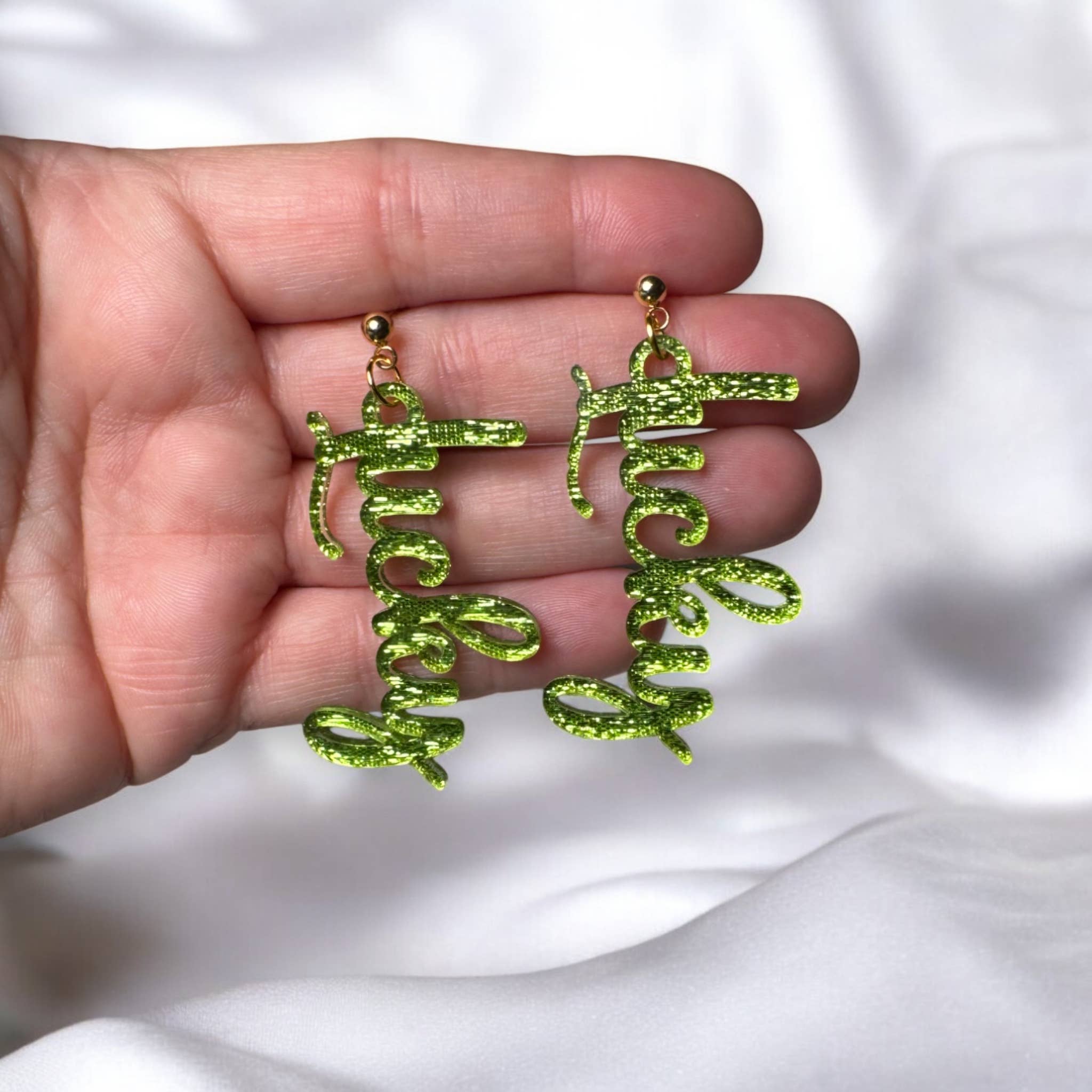 Fish Towne Designs, LLC - Wholesale Dangle Earrings - St. Patrick's Day "Lucky" Acrylic Earrings8