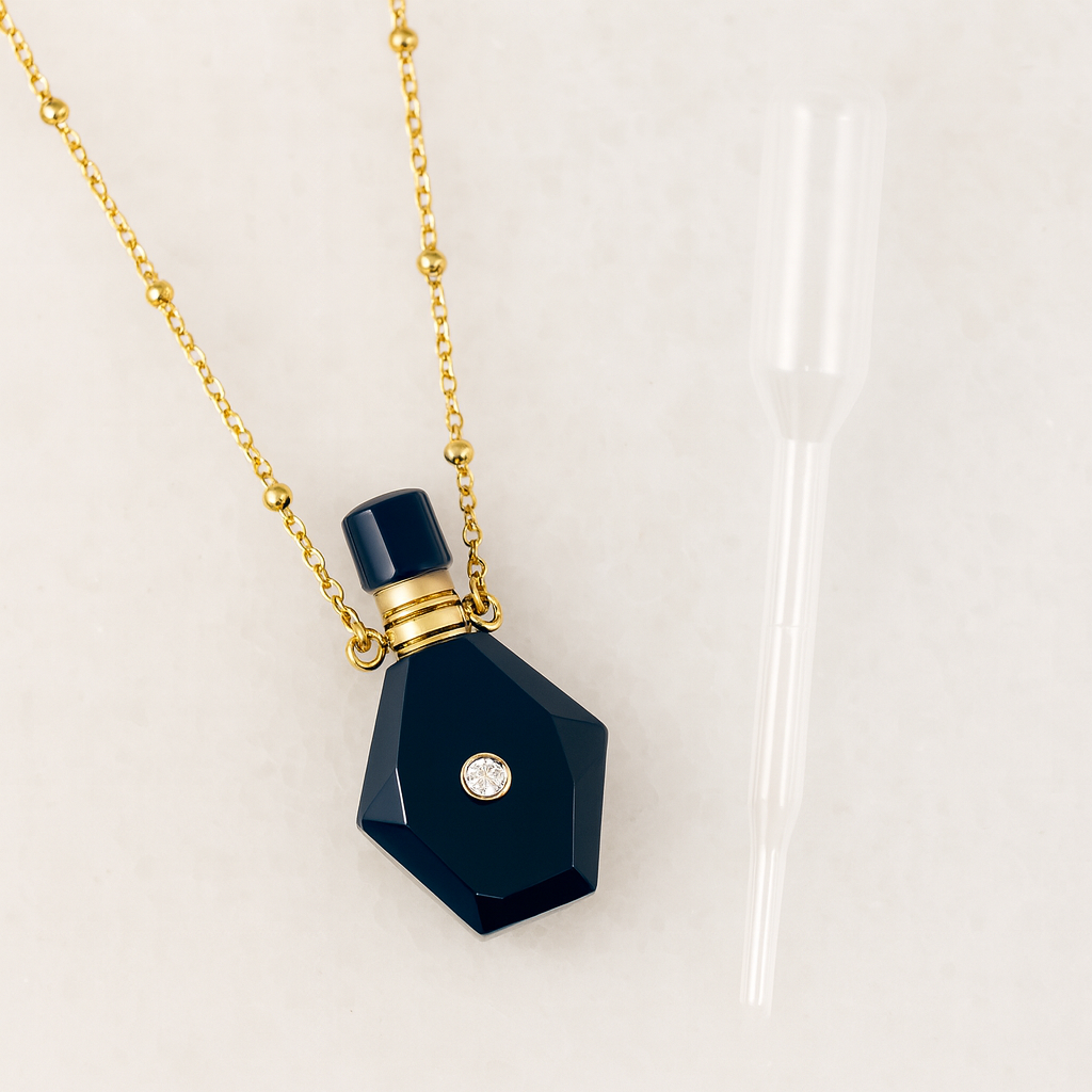 Poudre Bijoux - Wholesale Pendant/Charm Necklace - Katarina Necklace in Natural Stone2