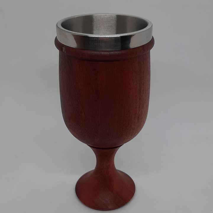 Lyons Woodturning - Wholesale Drinking Glass/Cup - Drinking Goblet (10oz)0
