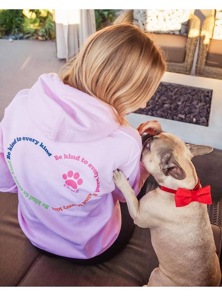 PAWZ - Wholesale Hoodie - Women's - Be Kind to Every Kind Open Heart Hoodie6