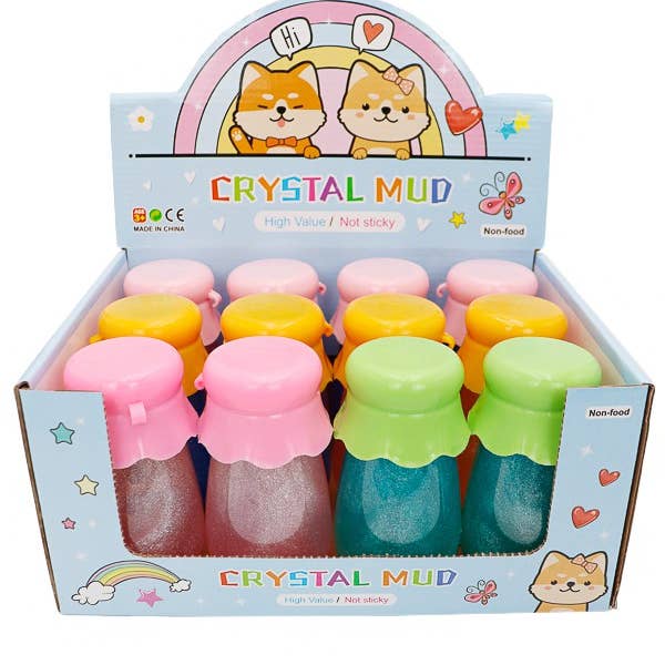 Cap Zone - Wholesale Putty/slime – Child - Ombre Shaded Glitter Shimmer Gel Slime Mini Bottle Jar
