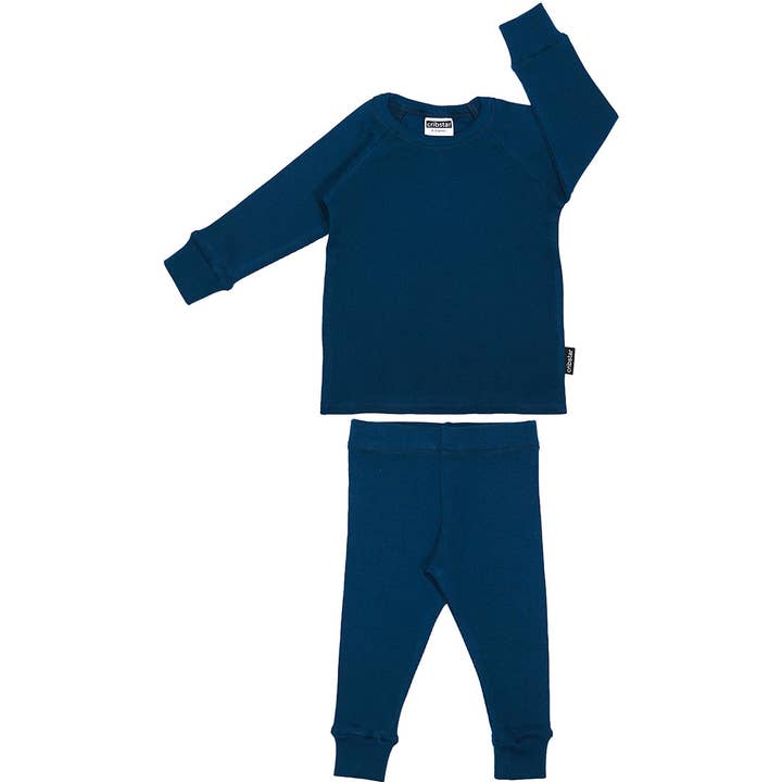 Ribbet Sæt - Ocean Blå for engroshandel hos Cribstar