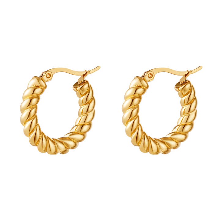 Boucles d'oreilles en acier inoxydable pour la vente par SHINE BUY