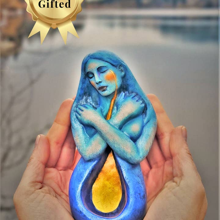 Shaping Spirit - Wholesale Sculpture - Inner Light Sculpture – Meaningful Healing Gift for Comfort, Remembrance & Spiritual Home Decor