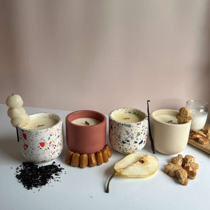 Belle - Refillable Candle for wholesale by Terrazzo Trinkets