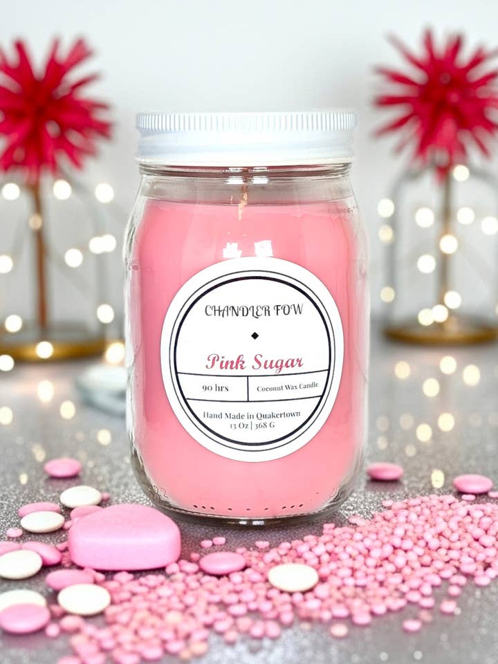 Pink Sugar 13 Oz Candle for wholesale by Chandler Fow
