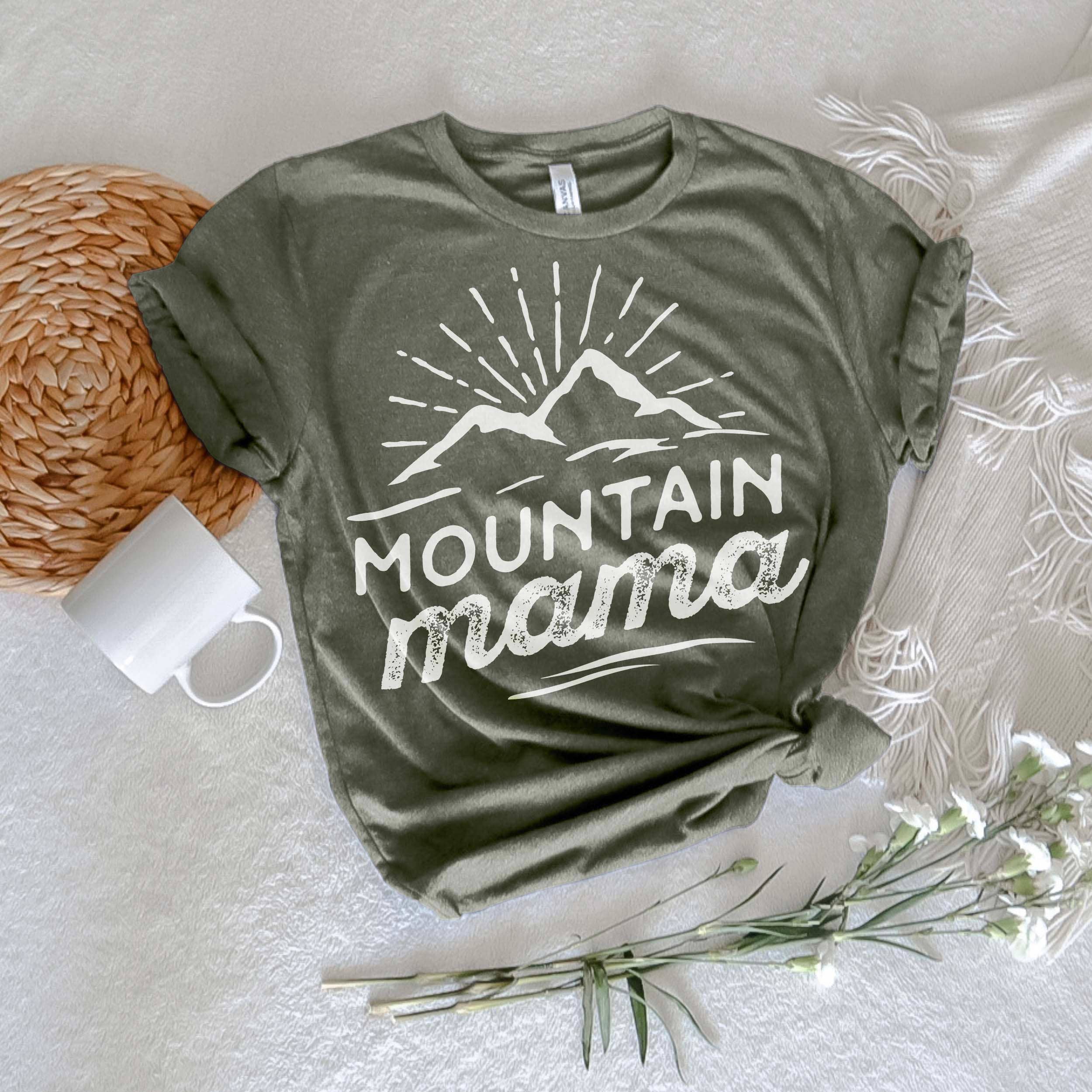Sentinel Supply - Wholesale Screen Printed T-Shirt - Women's - Mountain Mama T-Shirt, Ladies Nature Tee9