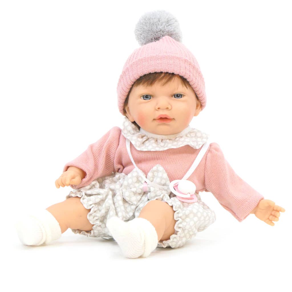 Fit 10 '' 11 '' Reborn Baby Mädchen Puppen Kleidung Rosa Strampler Socken 