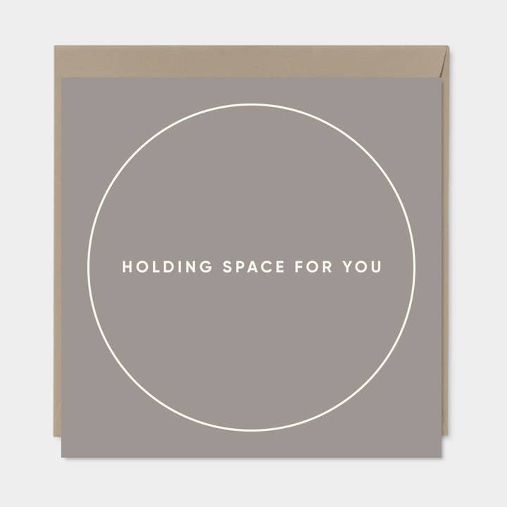"Holding Space For You" Square Card XI for wholesale by The Design Craft