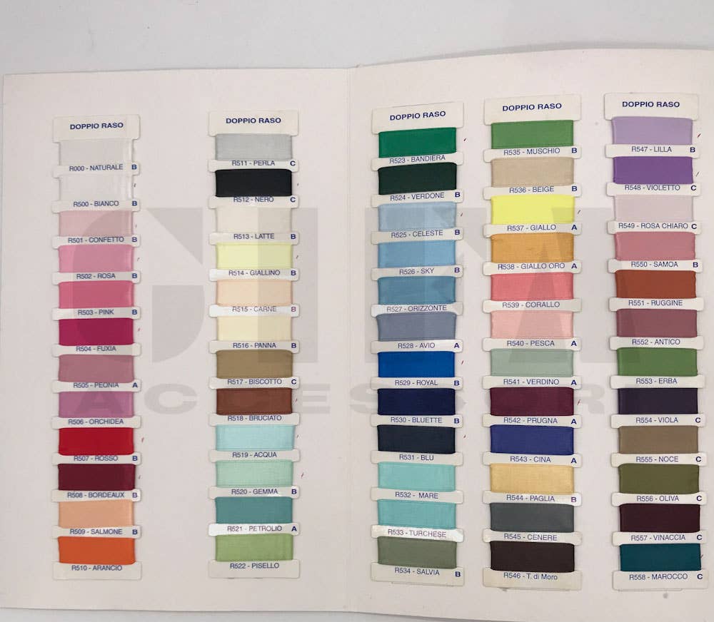 Gifa Accessori - Vente Ruban – emballage cadeau - Ruban double satin 100 % polyester 1,5 cm4