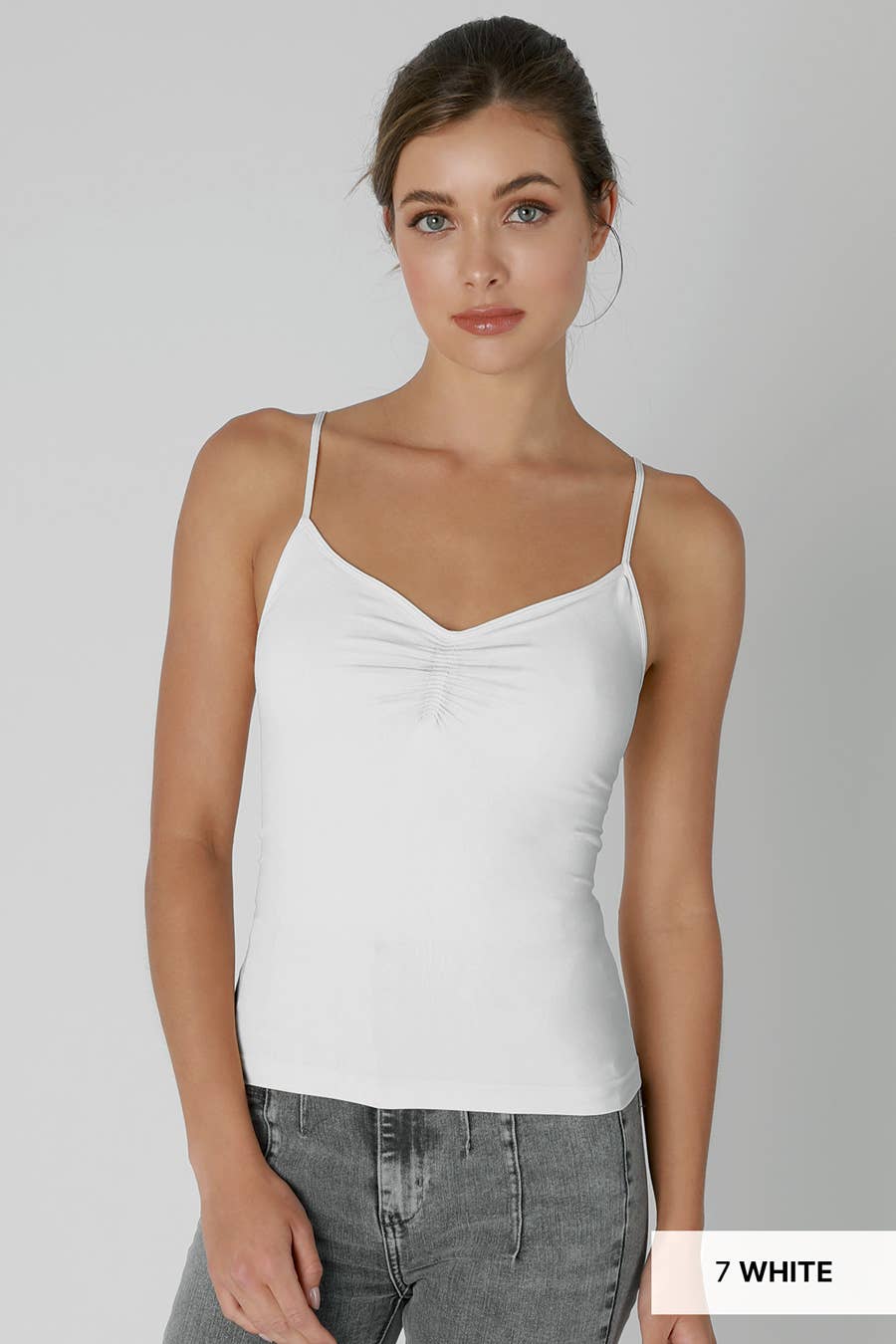 NIKIBIKI - Wholesale Camisole - Women's - NS8341-  Jersey Shirred Cami 16