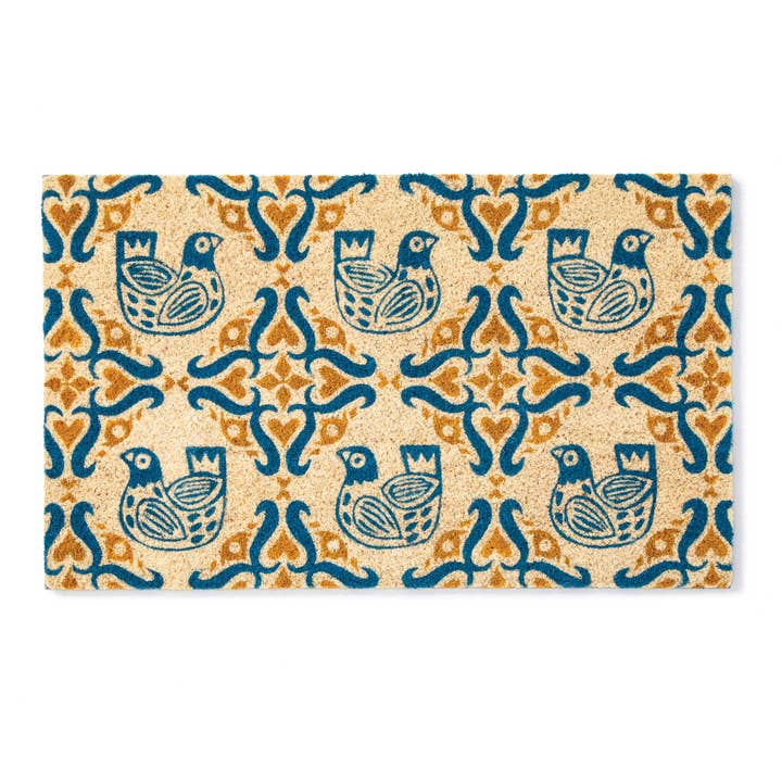 Entryways - Wholesale Door Mat - Folk Bird Coir Doormat