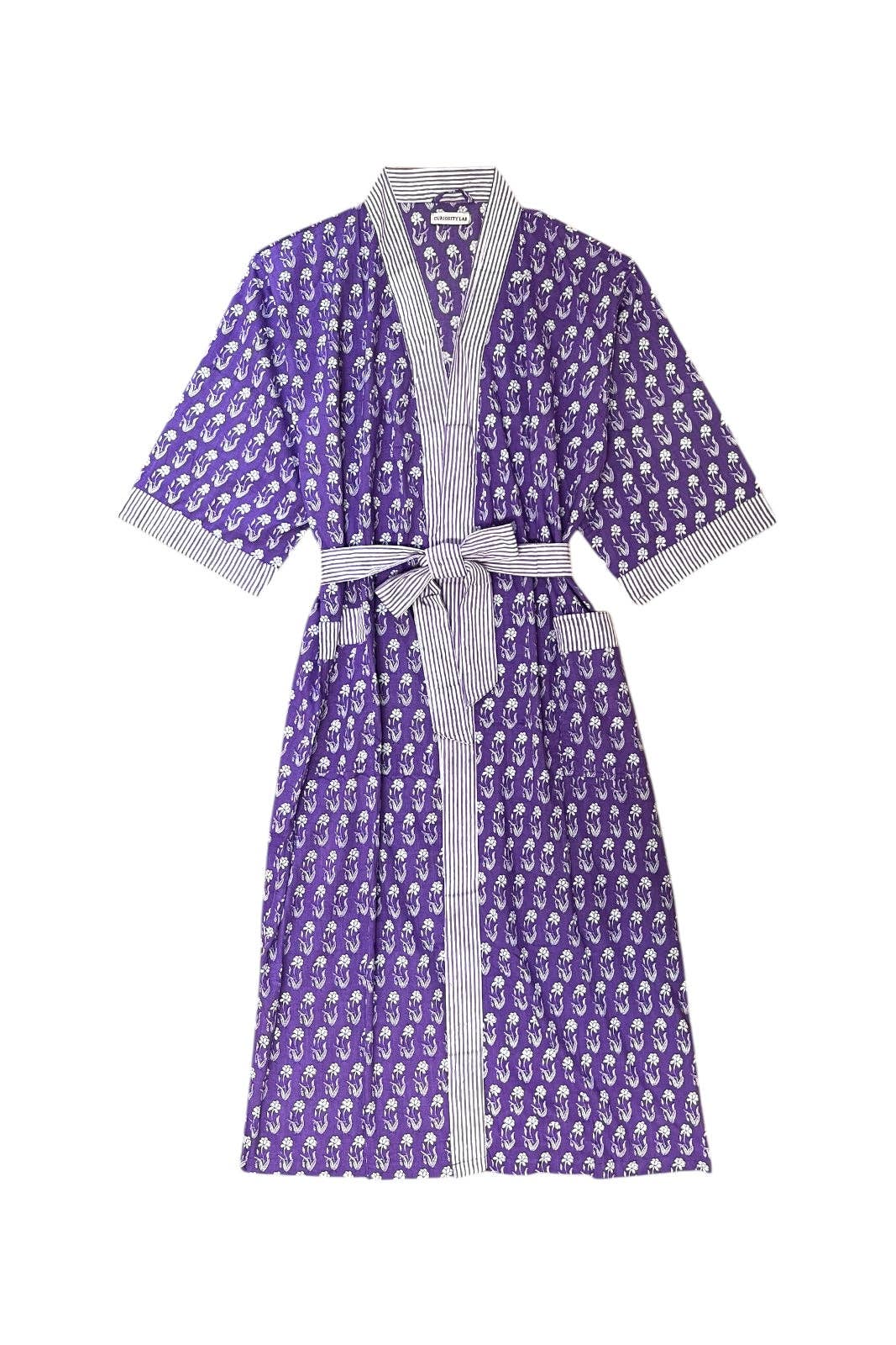 Curiosity Lab - Vendita all'ingrosso Kimono - Donna - Kimono lungo in cotone indiano Mandu14