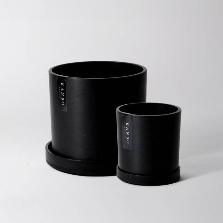 Kanso Designs - Wholesale Plant Pot - 7" & 4" Signature Planters & Saucer - 2PCS | Earth Colorways