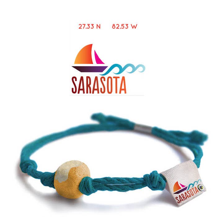 Sarasota Florida Bracelet | Anklets for wholesale by Earth Bands