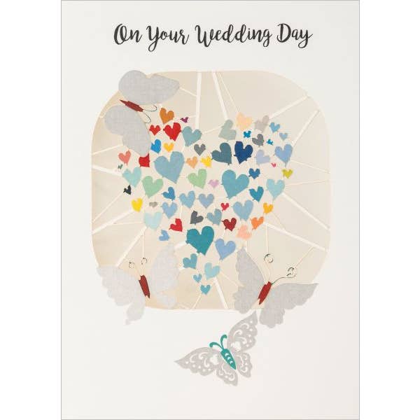 Laser Cut Card-On Your Wedding Day for wholesale by Vevoke