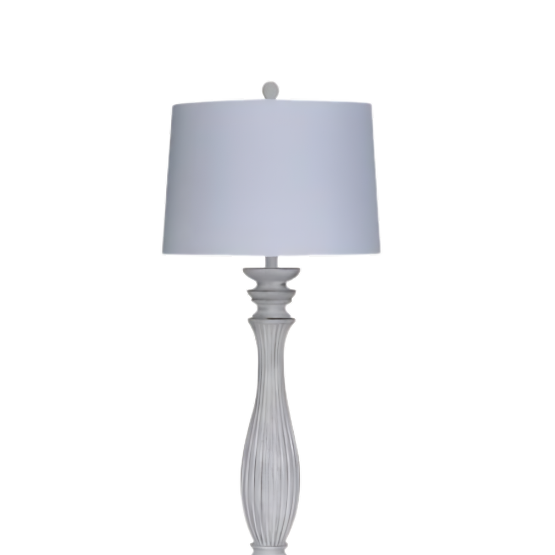 Vit Klassisk vittvättad kustgolvlampa med 3-vägs strömbrytare för wholesale på Faire3