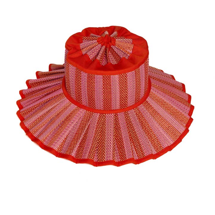 Love Heart | Tangerine | Island Capri Hat for wholesale on Faire1